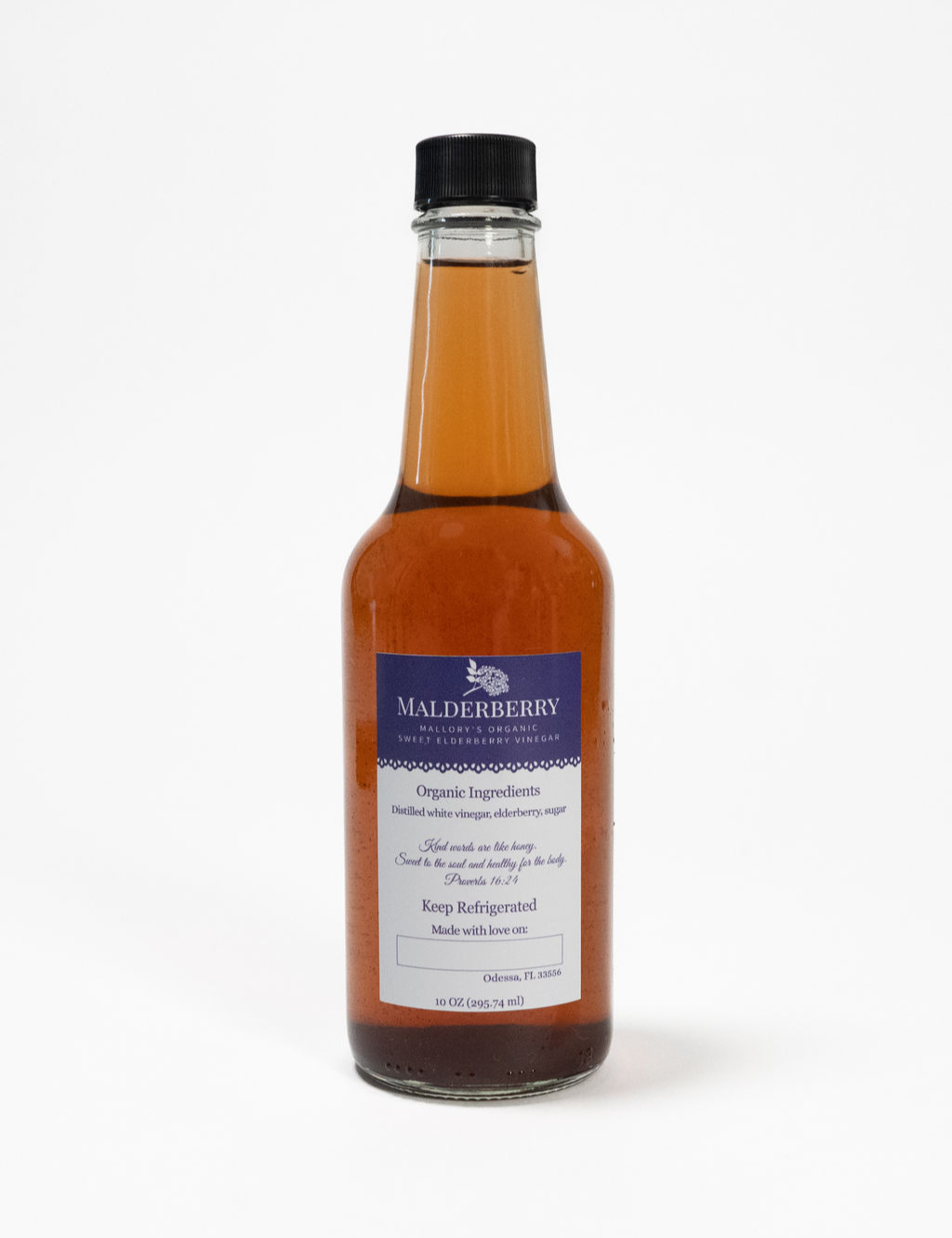 Organic Elderberry Infused Vinegar