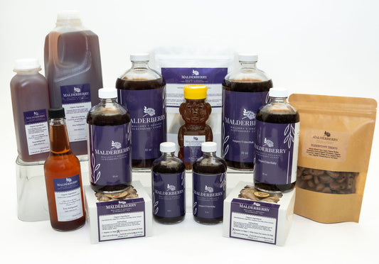 Organic Elderberry Infused Honey