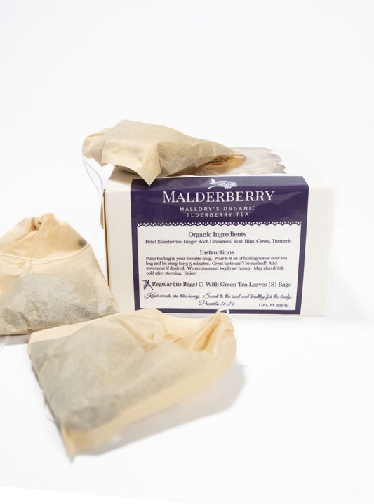 Organic Elderberry Tea (with green tea leaves)